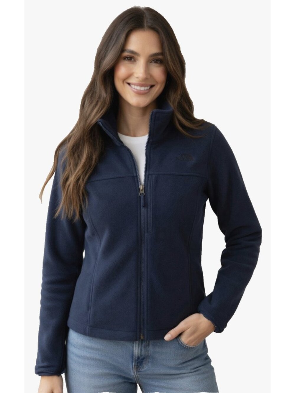 The North Face Ridgewall Navy Blue Full Zip Stretch Jacket